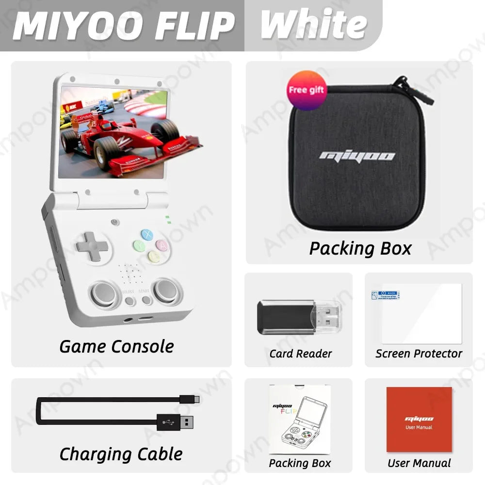 MIYOO Flip V2 Handheld Game Console Onion OS Linux