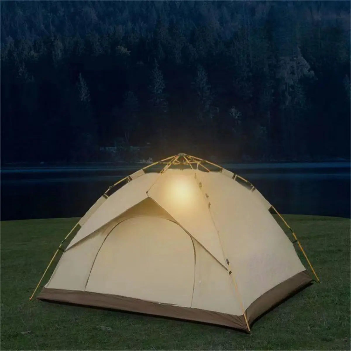 Pakicetus Outdoor Automatic Quick Opening Tent Rainproof Sunproof Two Doors