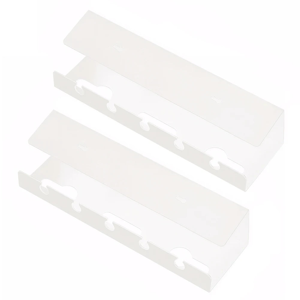 Under Desk Cable Management Tray Kit Self-Adhesive 2 Pack