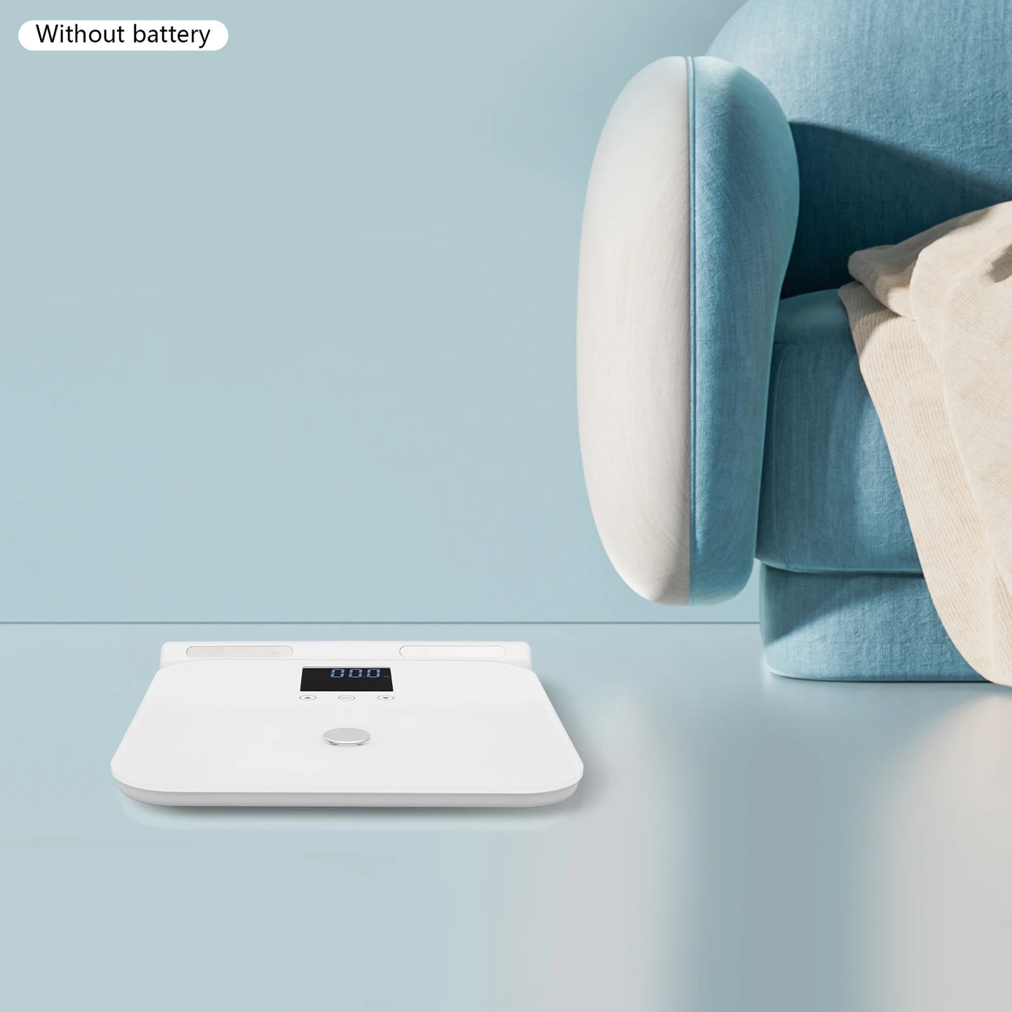 Intelligent 8 Electrode Body Fat Scale With App Connectivity 400lbs