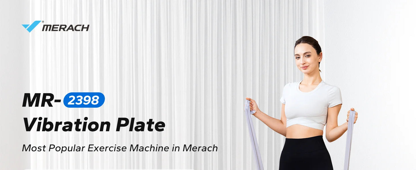 MERACH Vibration Plate Exercise Machine Whole Body Workout