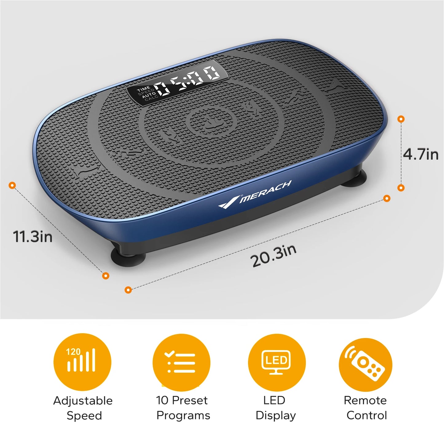 MERACH Vibration Plate Exercise Machine Whole Body Workout