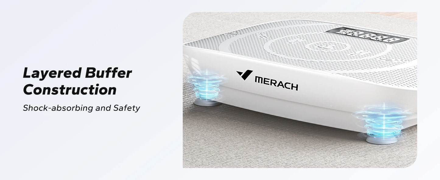 MERACH Vibration Plate Exercise Machine Whole Body Workout