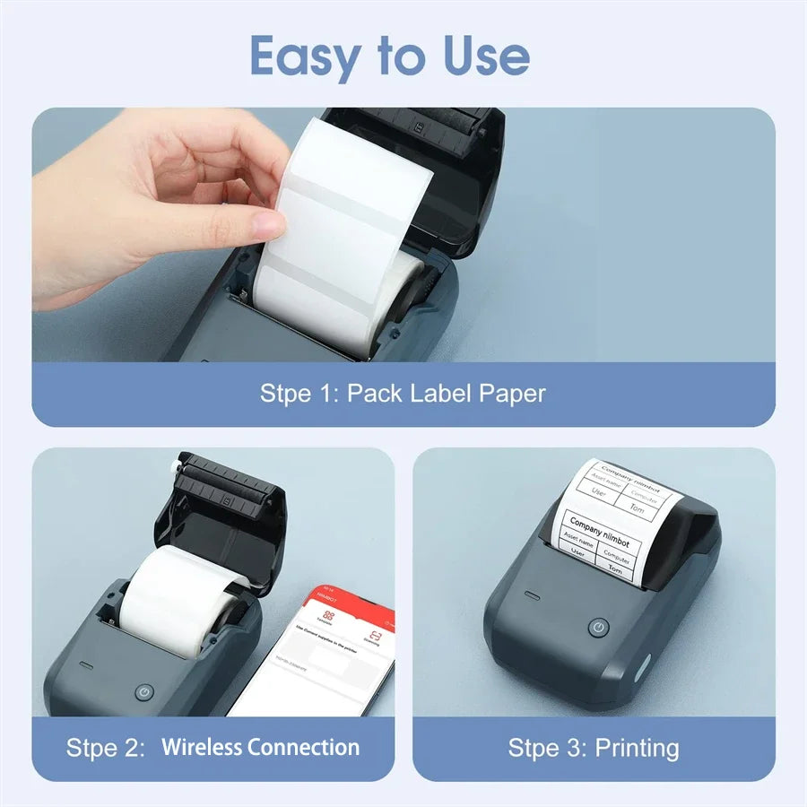NiiMbot B1 Label Maker Bluetooth Thermal Printer