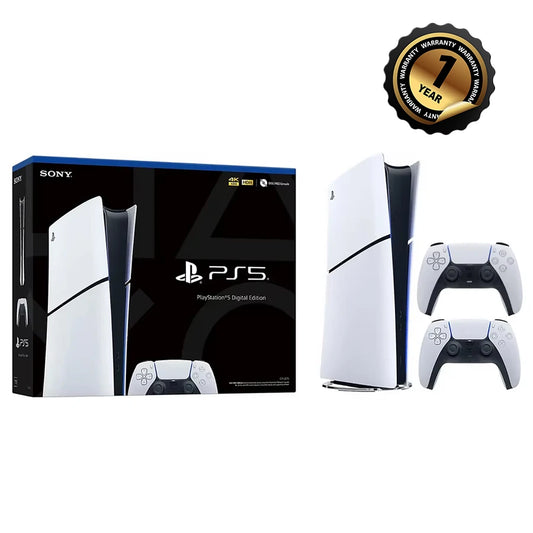 Sony PlayStation 5 Digital Edition 4K Gaming Console Dual Controller