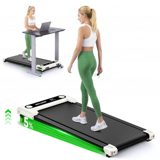 AKLUER 4-In-1 Under Desk Treadmill With Remote Display