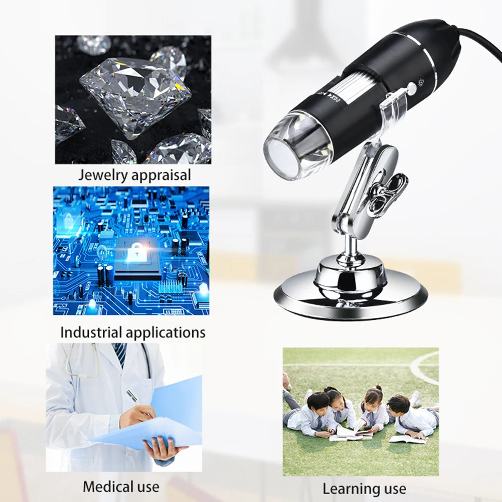 APWIKOGER Portable USB Digital Microscope Handheld Magnifier