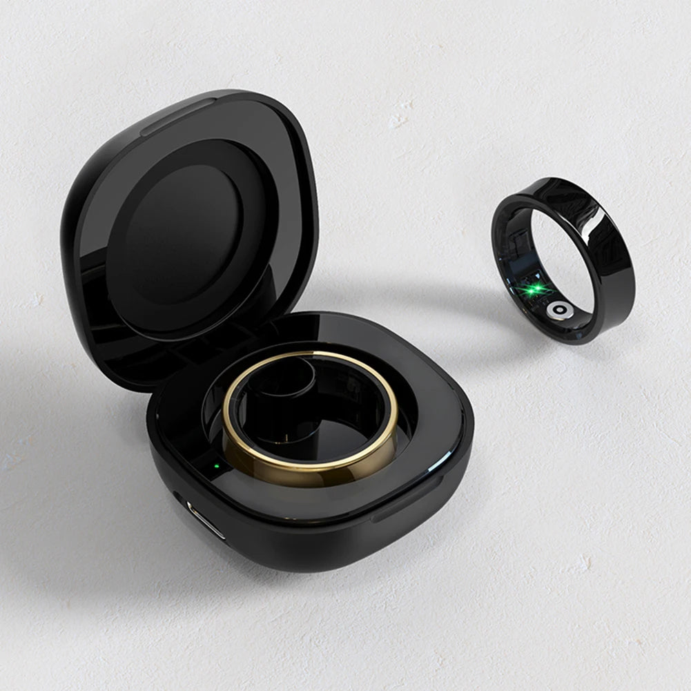 APWIKOGER R09 Smart Ring With Heart Rate Blood Oxygen Monitor
