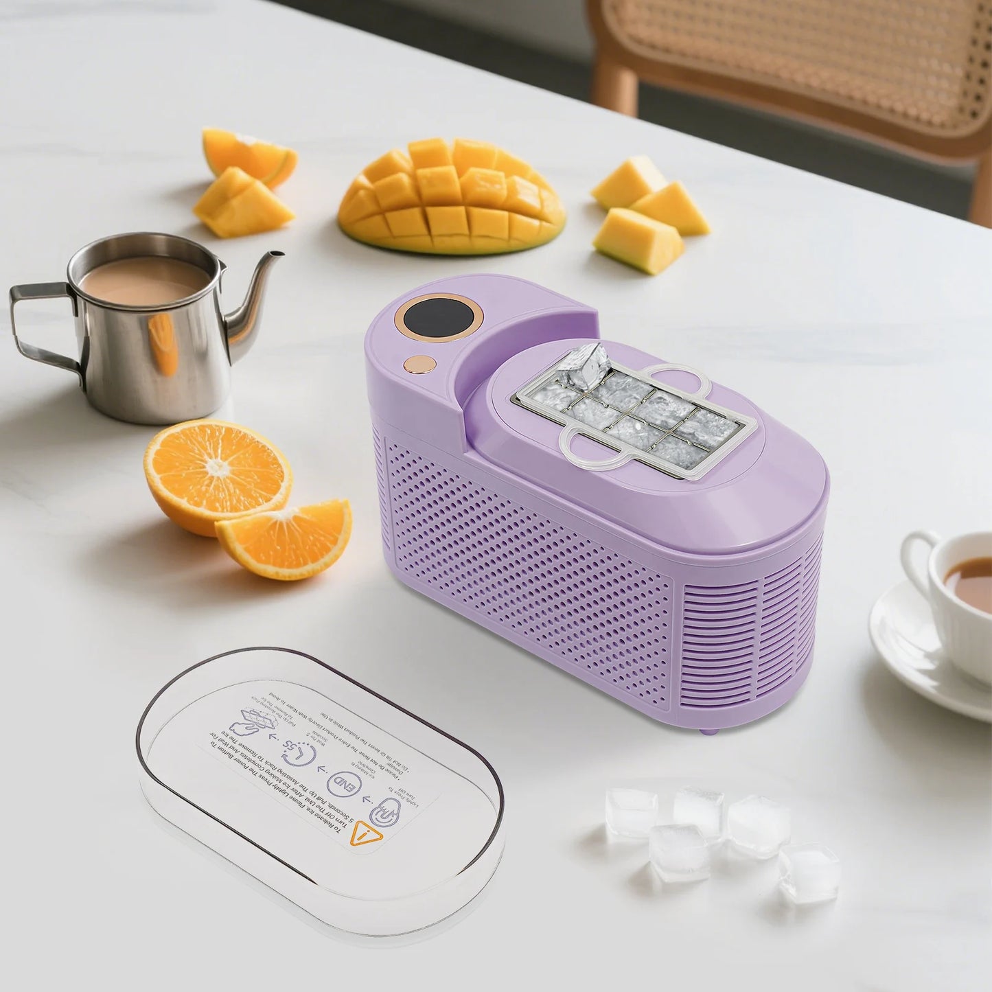 Sweetmile Portable Mini Countertop Ice Maker For Home Car Travel