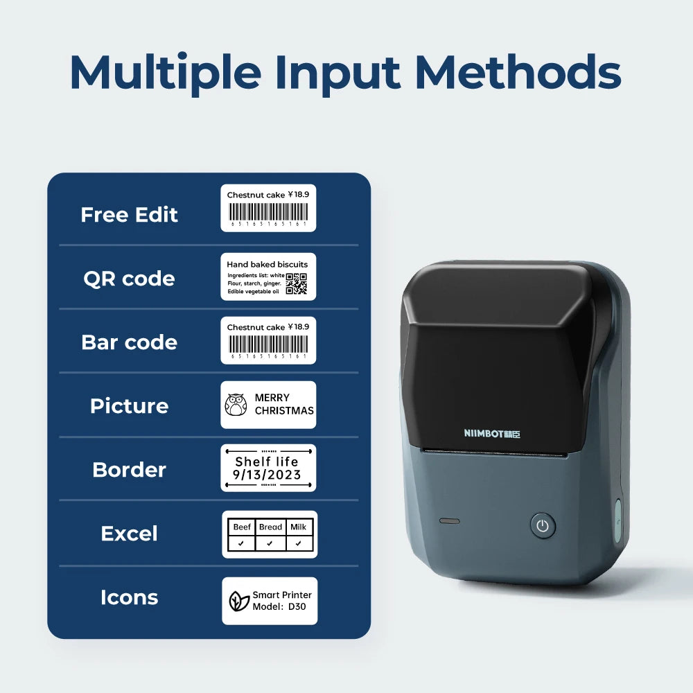 NiiMbot B1 Label Maker Bluetooth Thermal Printer