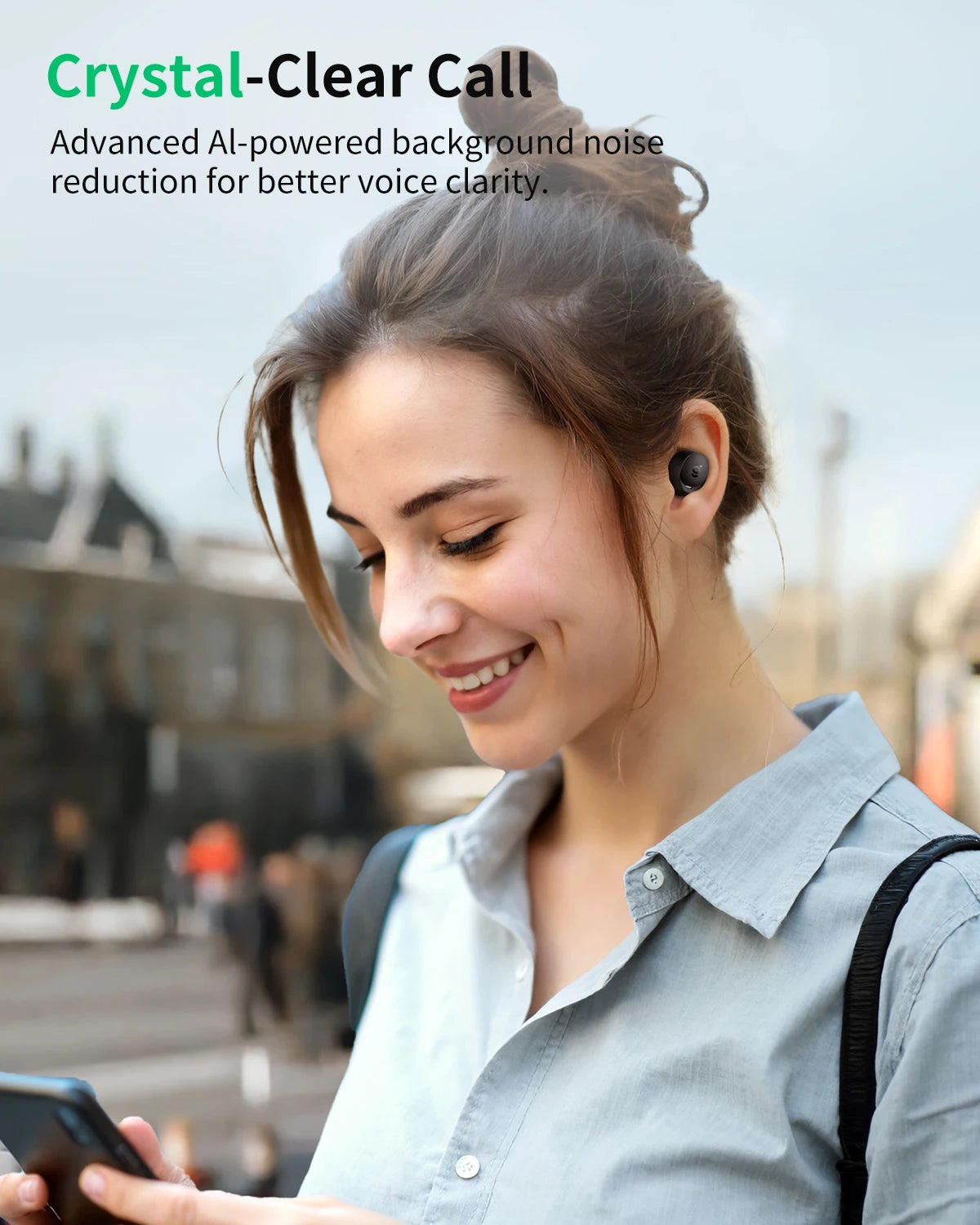 WEGEAR Wireless Earbuds In Ear Bluetooth 5.4 40H Playtime