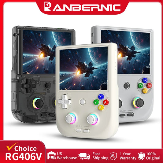 Anbernic RG406V Handheld Game Console With 5500mAh Battery And WiFi