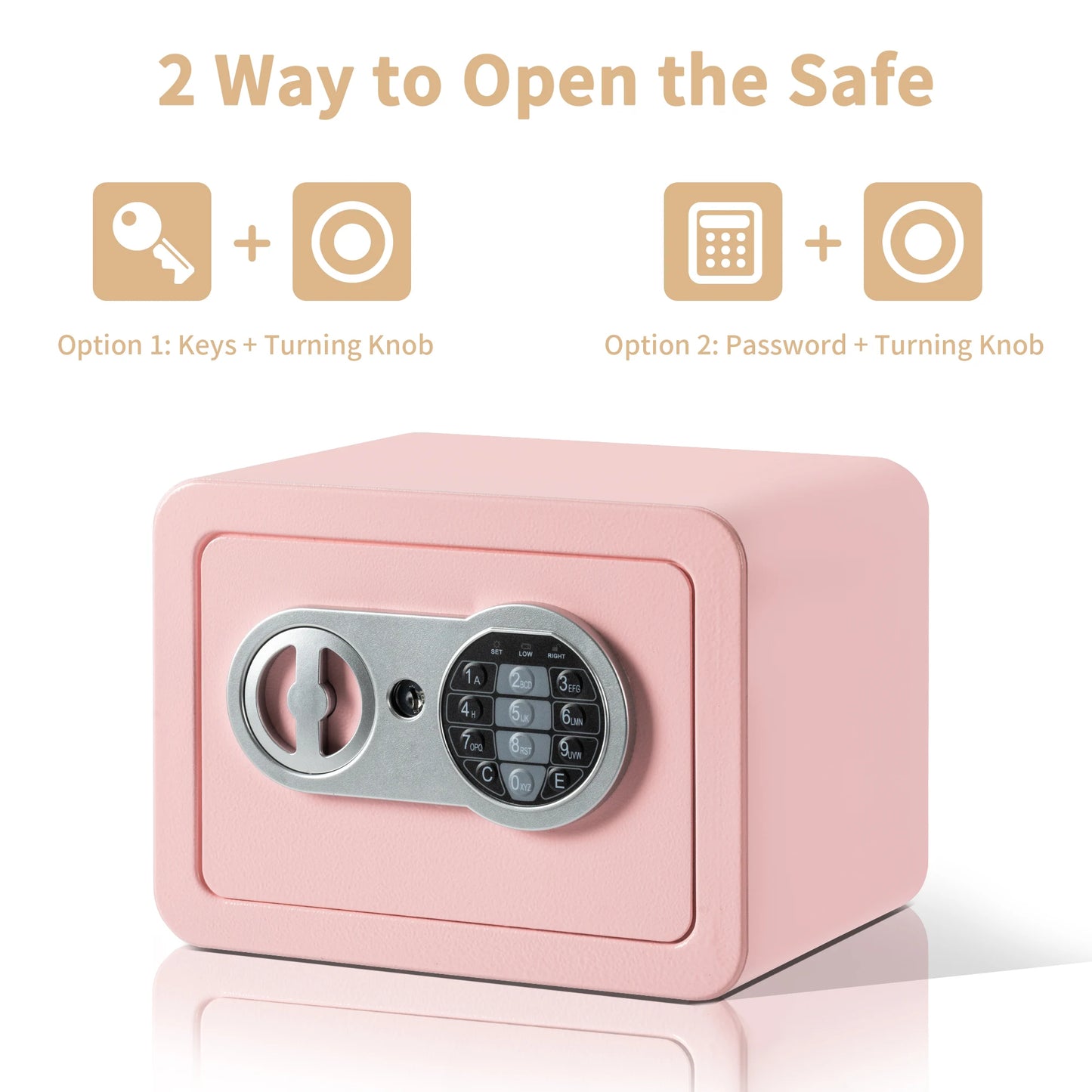Deli Fireproof Digital Safe Box For Home With Electronic Lock