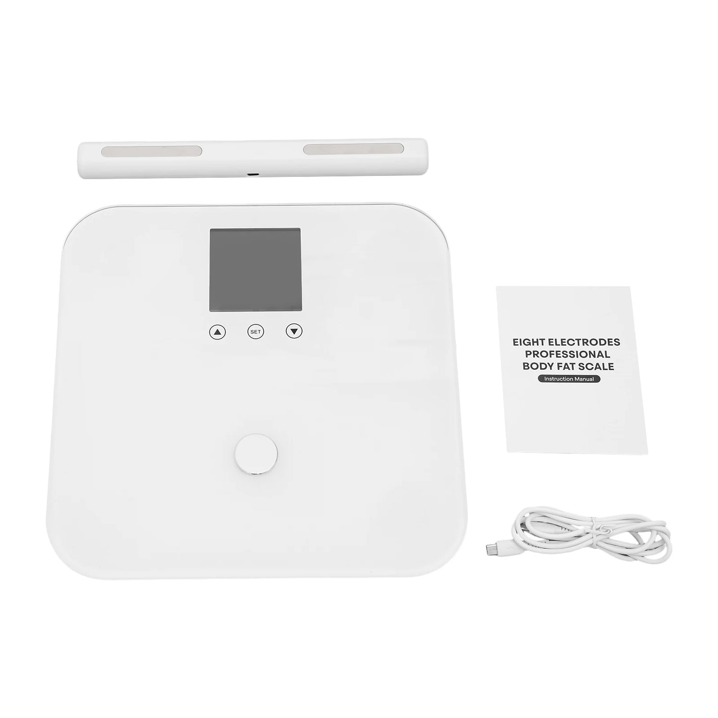 Intelligent 8 Electrode Body Fat Scale With App Connectivity 400lbs