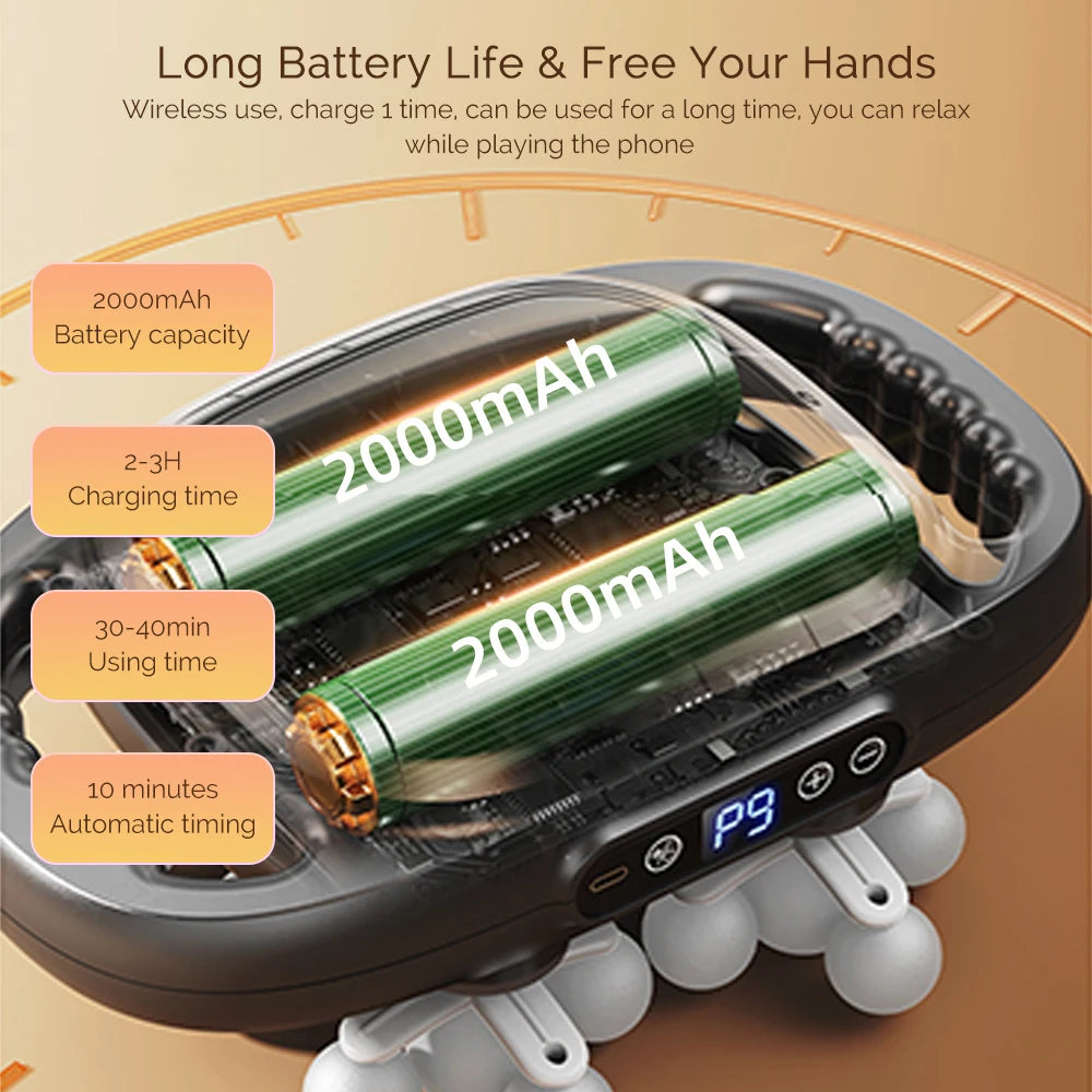 Foreverlily 22 Head Fascia Gun High Frequency Massage