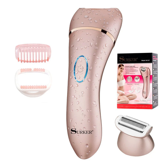 Surker 2in1 Electric Bikini Trimmer Shaver IPX7 Waterproof Wet And Dry Use