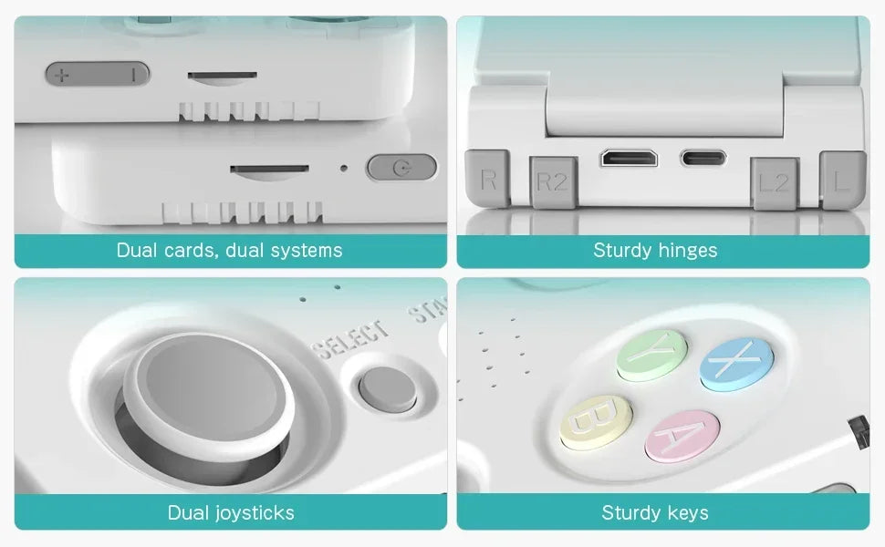 MIYOO Flip V2 Handheld Game Console Onion OS Linux