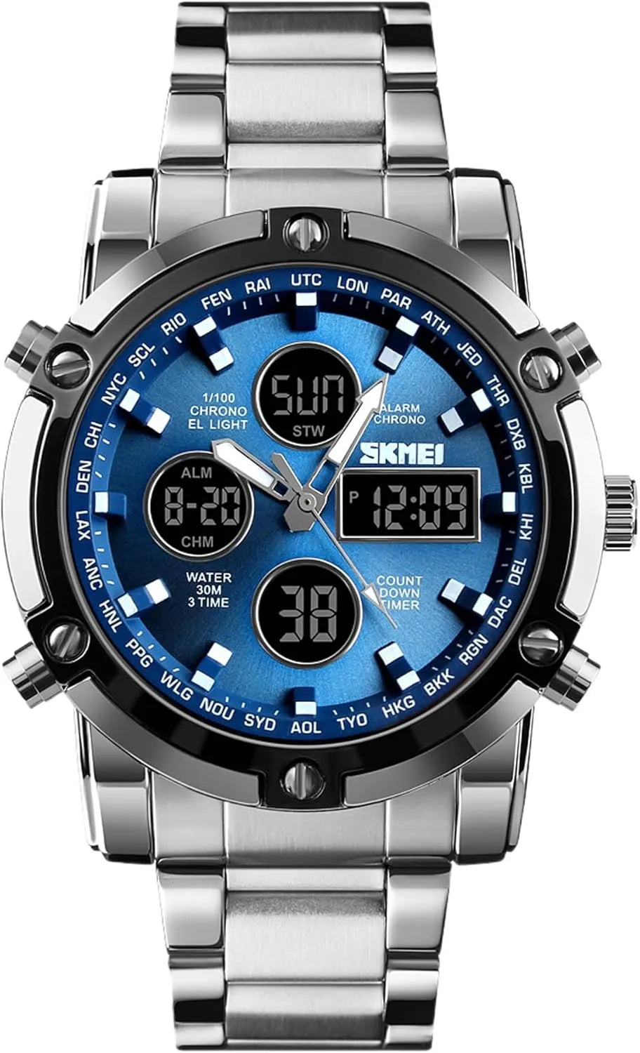 Skmei Men's Digital Military Watch With LED Chronograph