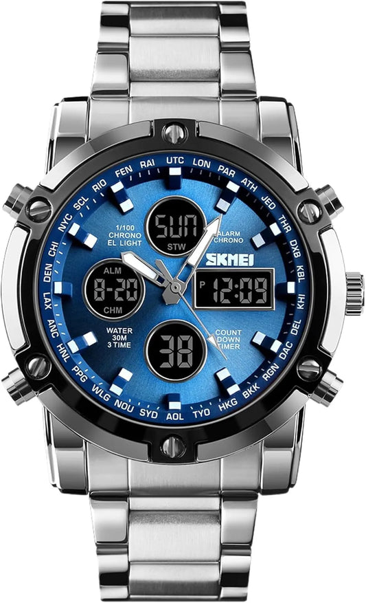 Skmei Men's Digital Military Watch With LED Chronograph