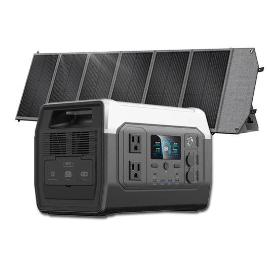 CTOLITY 1024Wh Lifepo4 Solar Power Station Portable Generator