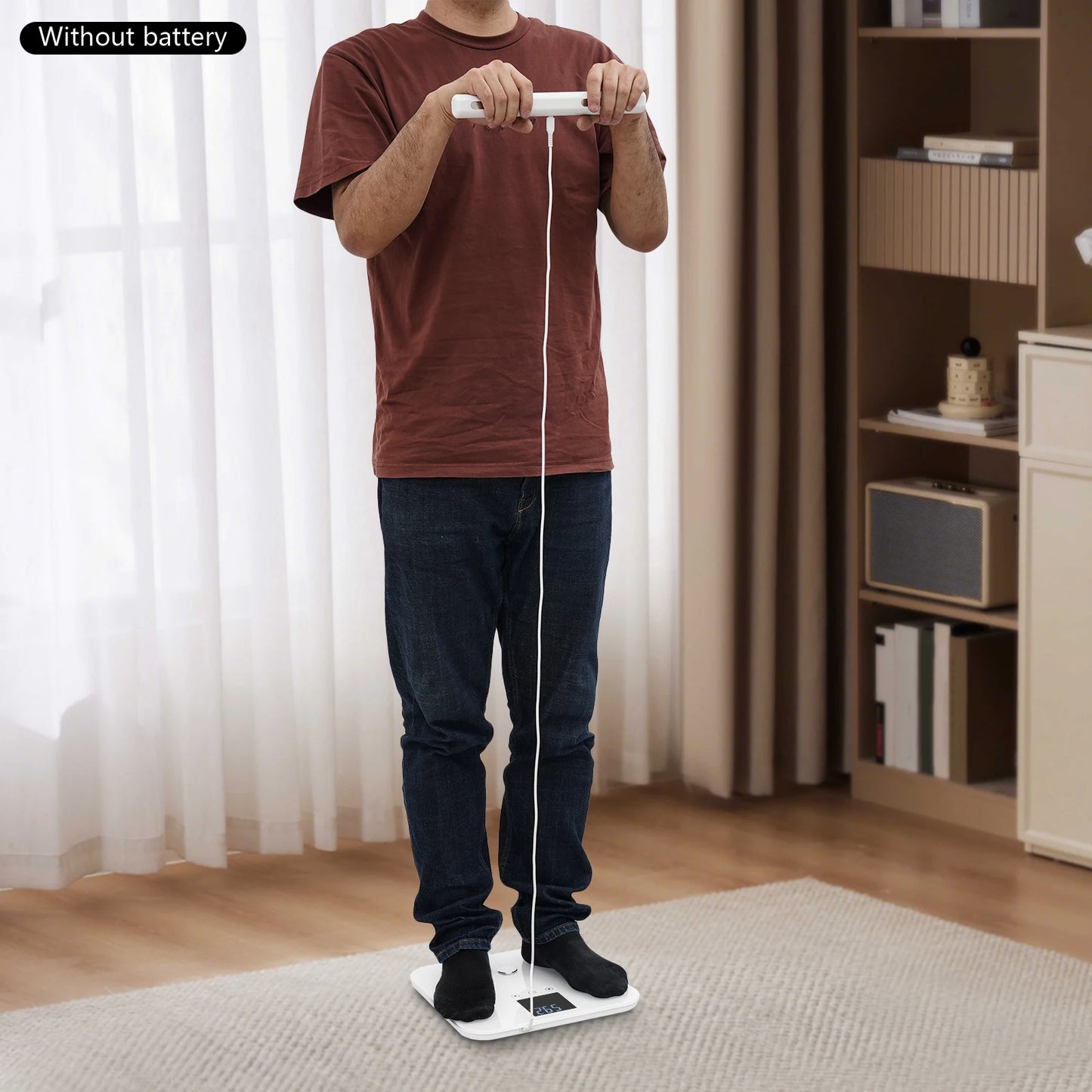 Intelligent 8 Electrode Body Fat Scale With App Connectivity 400lbs