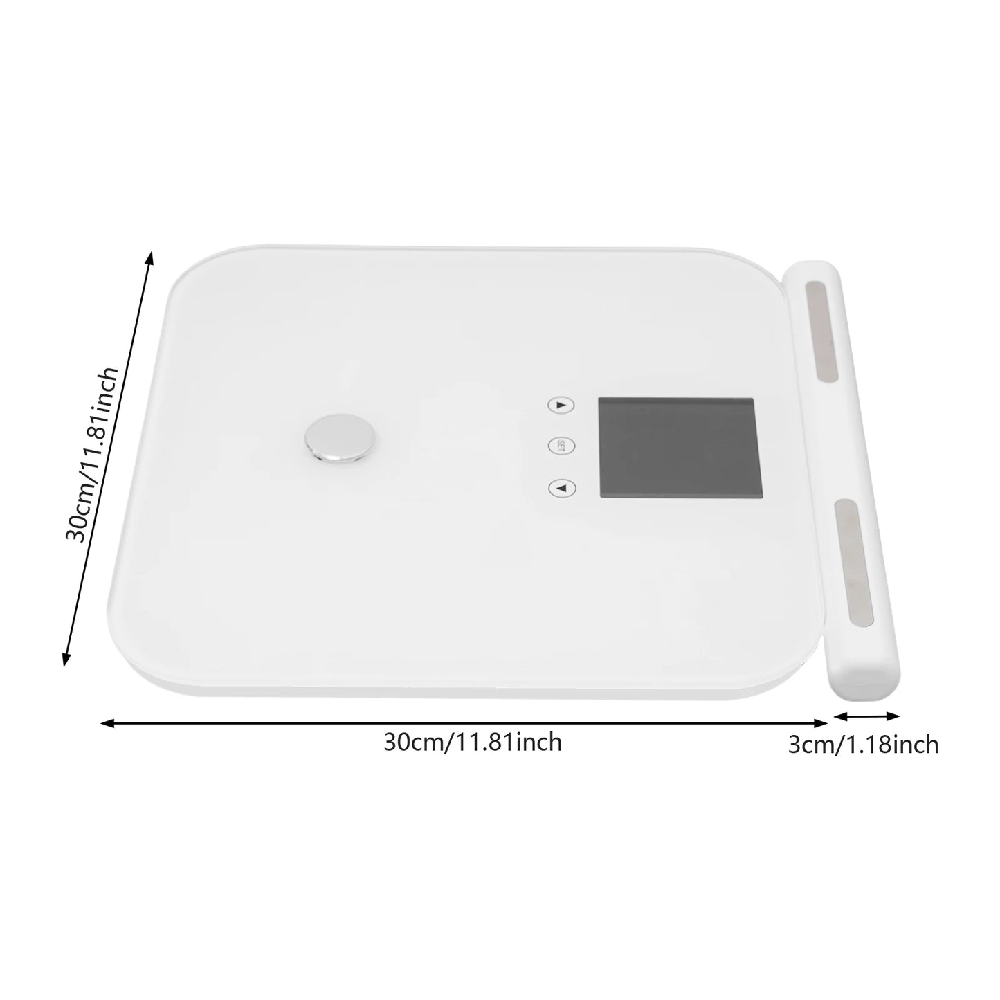 Intelligent 8 Electrode Body Fat Scale With App Connectivity 400lbs