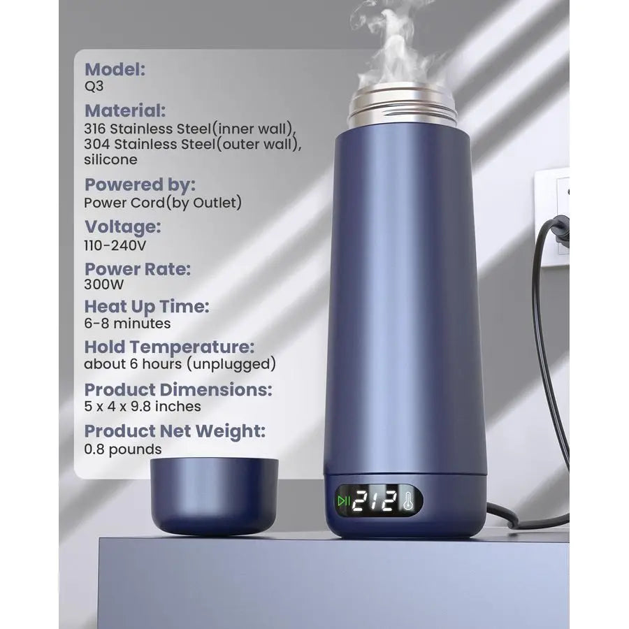 XMSJ Dual Voltage Portable Electric Kettle 110-240V For Tea