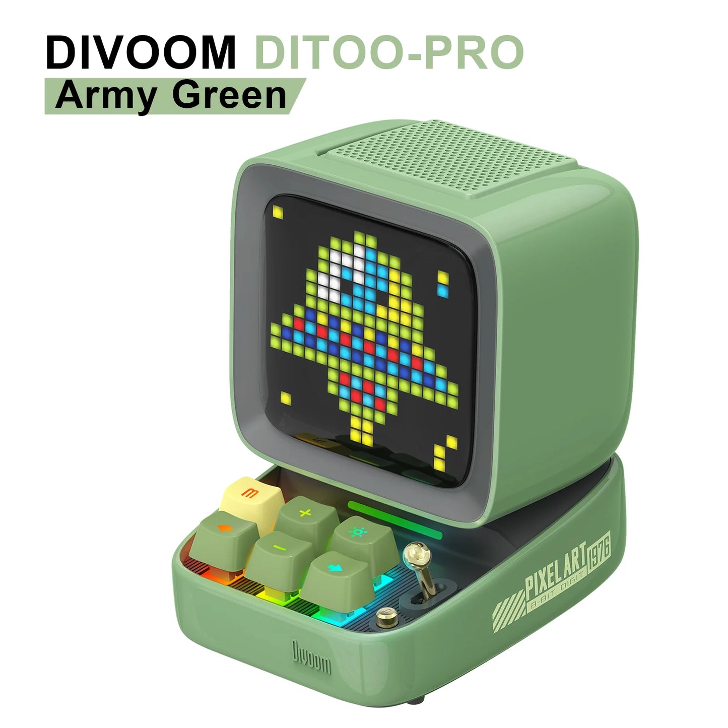 Divoom Ditoo-Pro Retro Pixel Art Bluetooth Speaker Alarm Clock