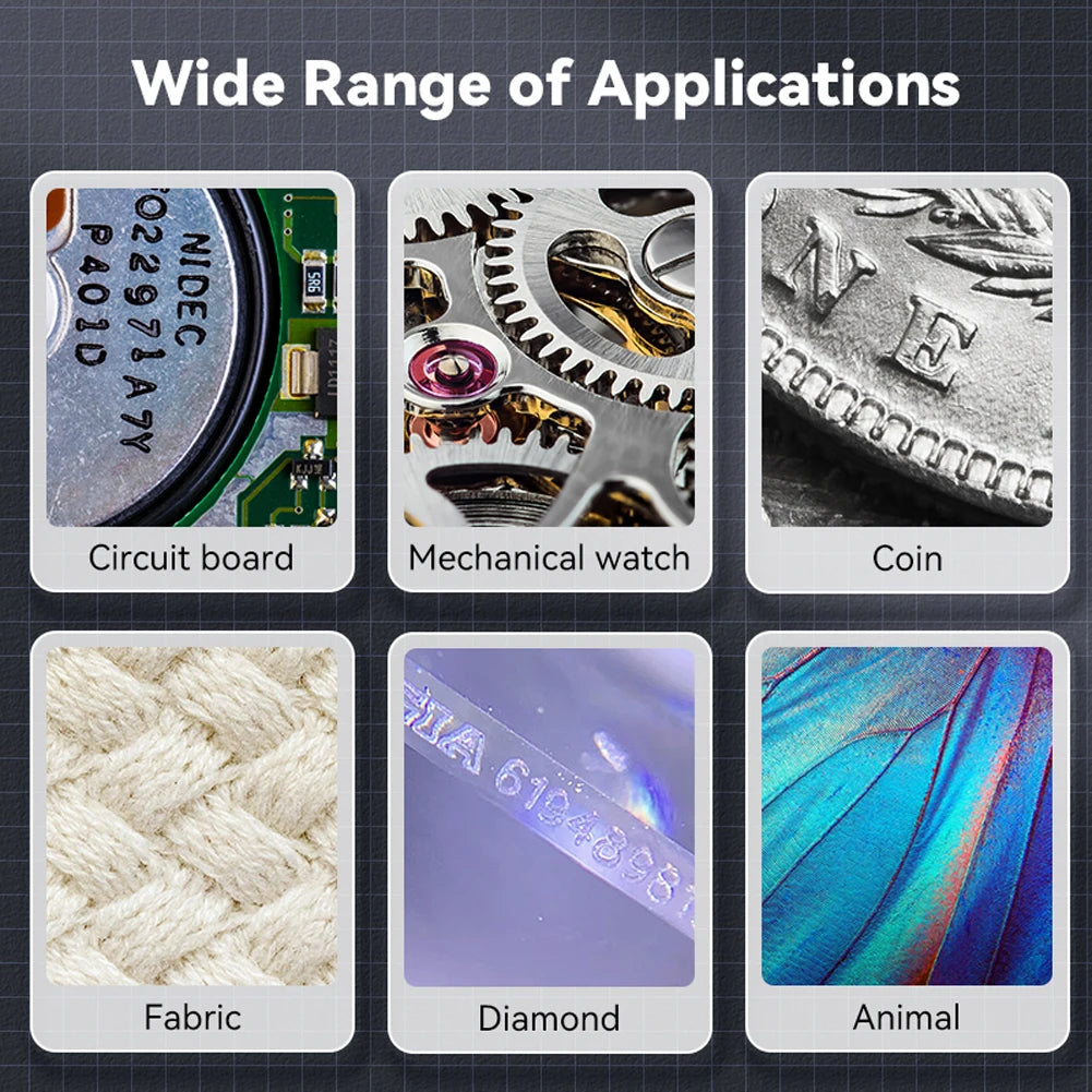 500X Digital Handheld Microscope For Jewelry Repair