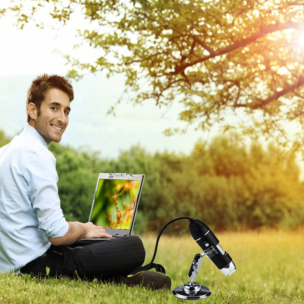 APWIKOGER Portable USB Digital Microscope Handheld Magnifier