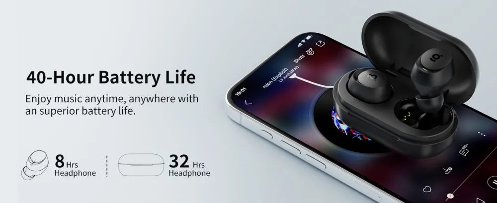 WEGEAR Wireless Earbuds In Ear Bluetooth 5.4 40H Playtime