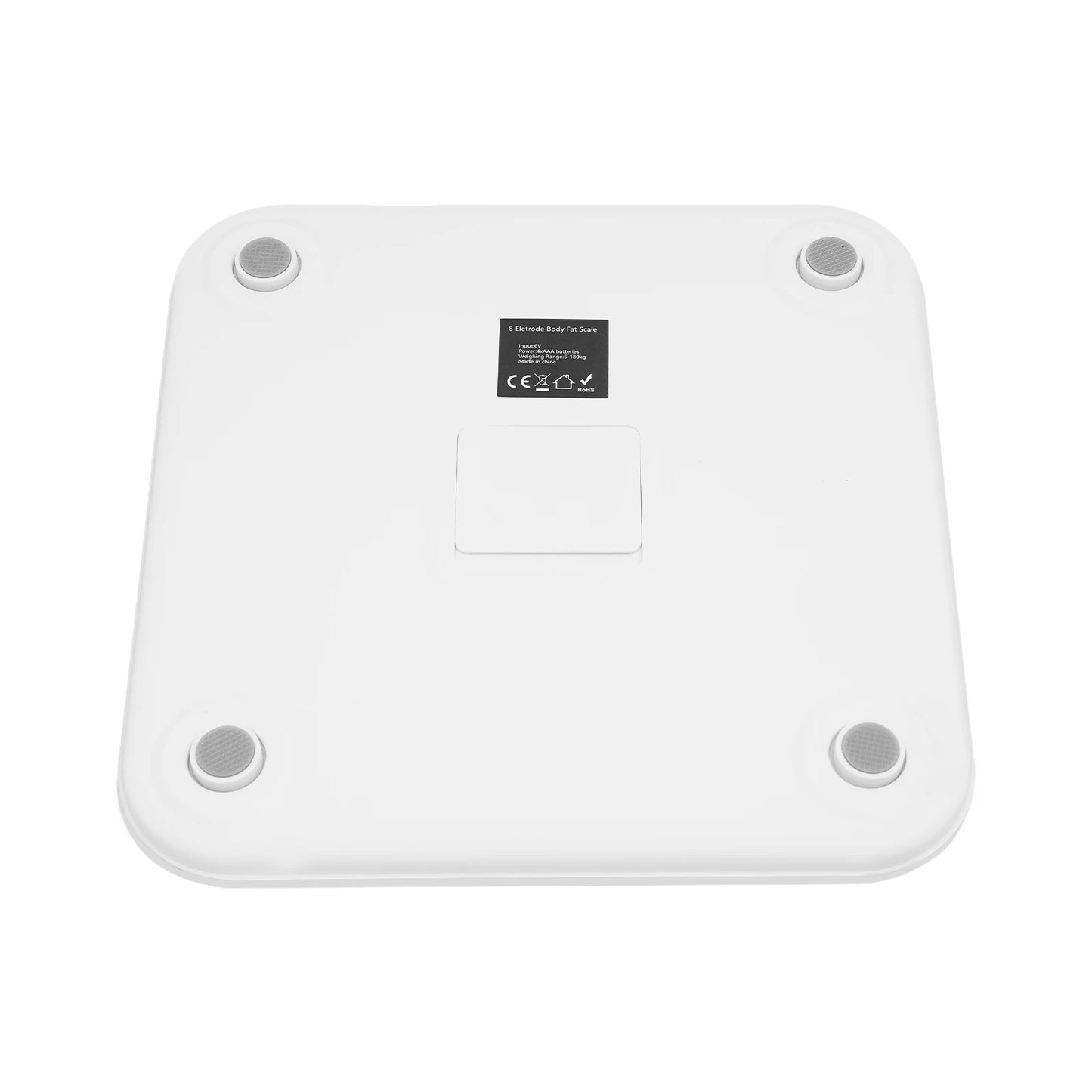 Intelligent 8 Electrode Body Fat Scale With App Connectivity 400lbs