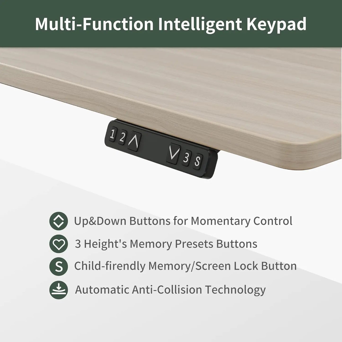 NONEDesk L Shaped Standing Desk for Modern Home Office