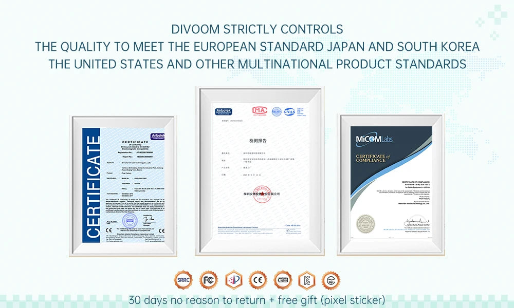 Divoom Ditoo-Pro Retro Pixel Art Bluetooth Speaker Alarm Clock