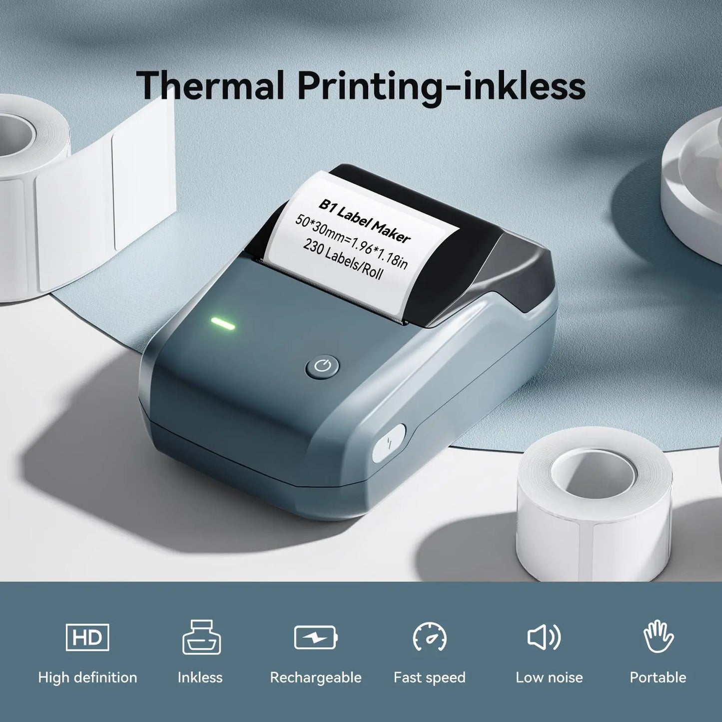 NiiMbot B1 Label Maker Bluetooth Thermal Printer