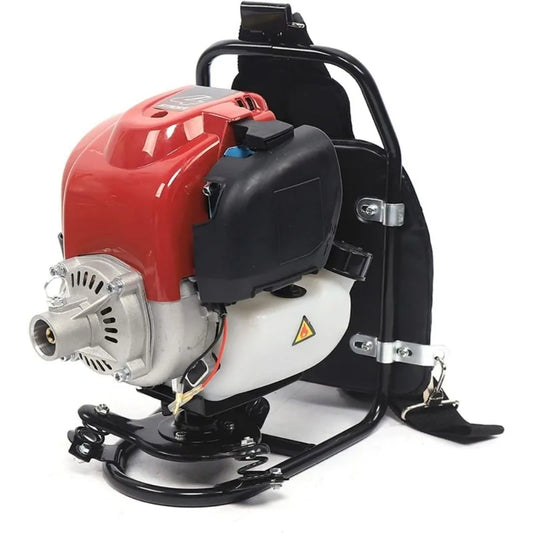 Gas Powered 35.4cc Weed Eater 4 Stroke Backpack String Trimmer