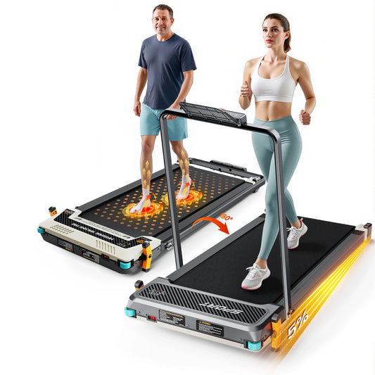 AKLUER Walking Pad Treadmill 2.5HP 2-in-1 Home Fitness