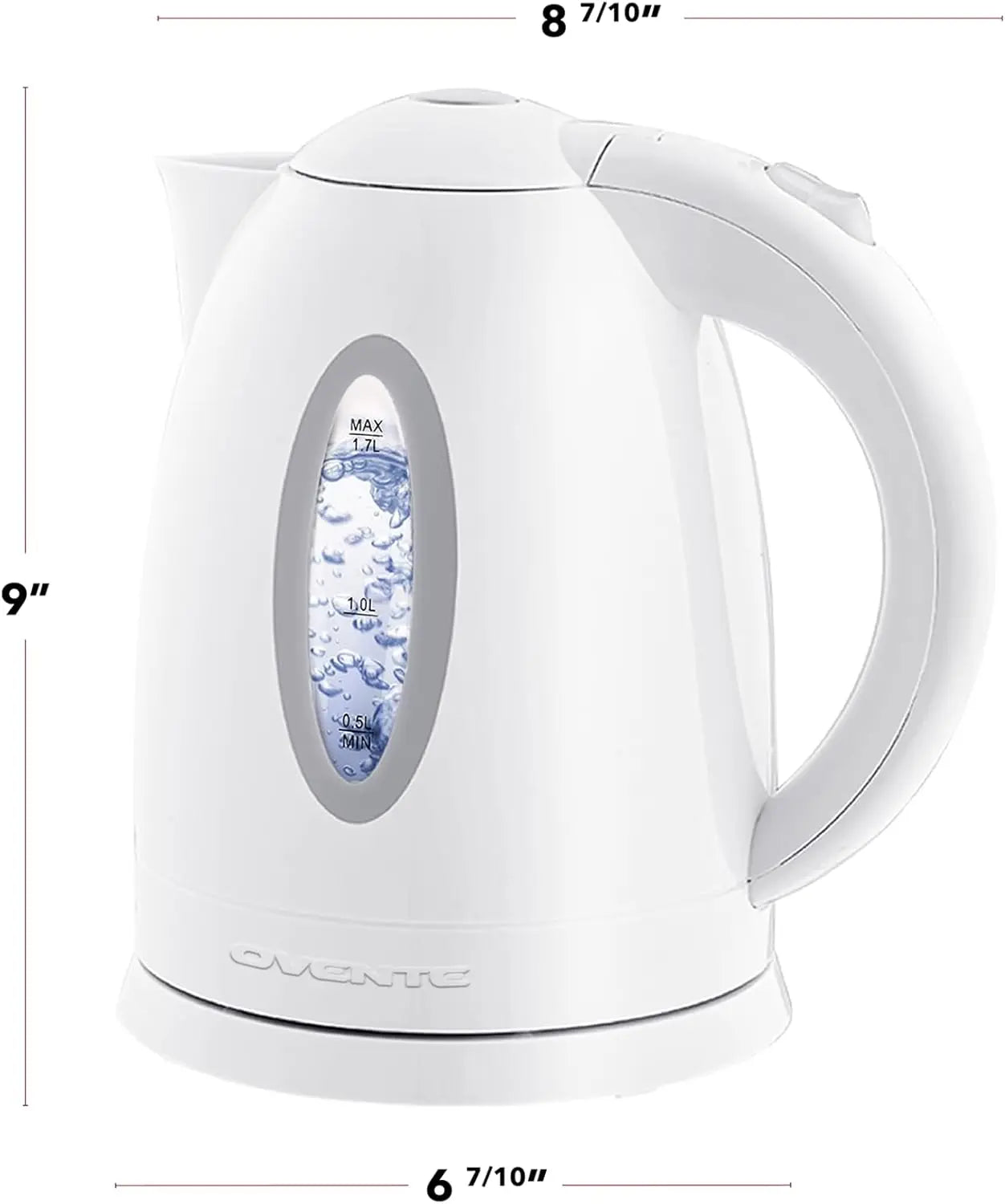 XMSJ Electric Kettle BPA Free Auto Shut Off 1000W Boiling