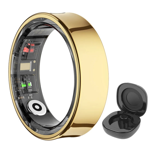 APWIKOGER R09 Smart Ring With Heart Rate Blood Oxygen Monitor