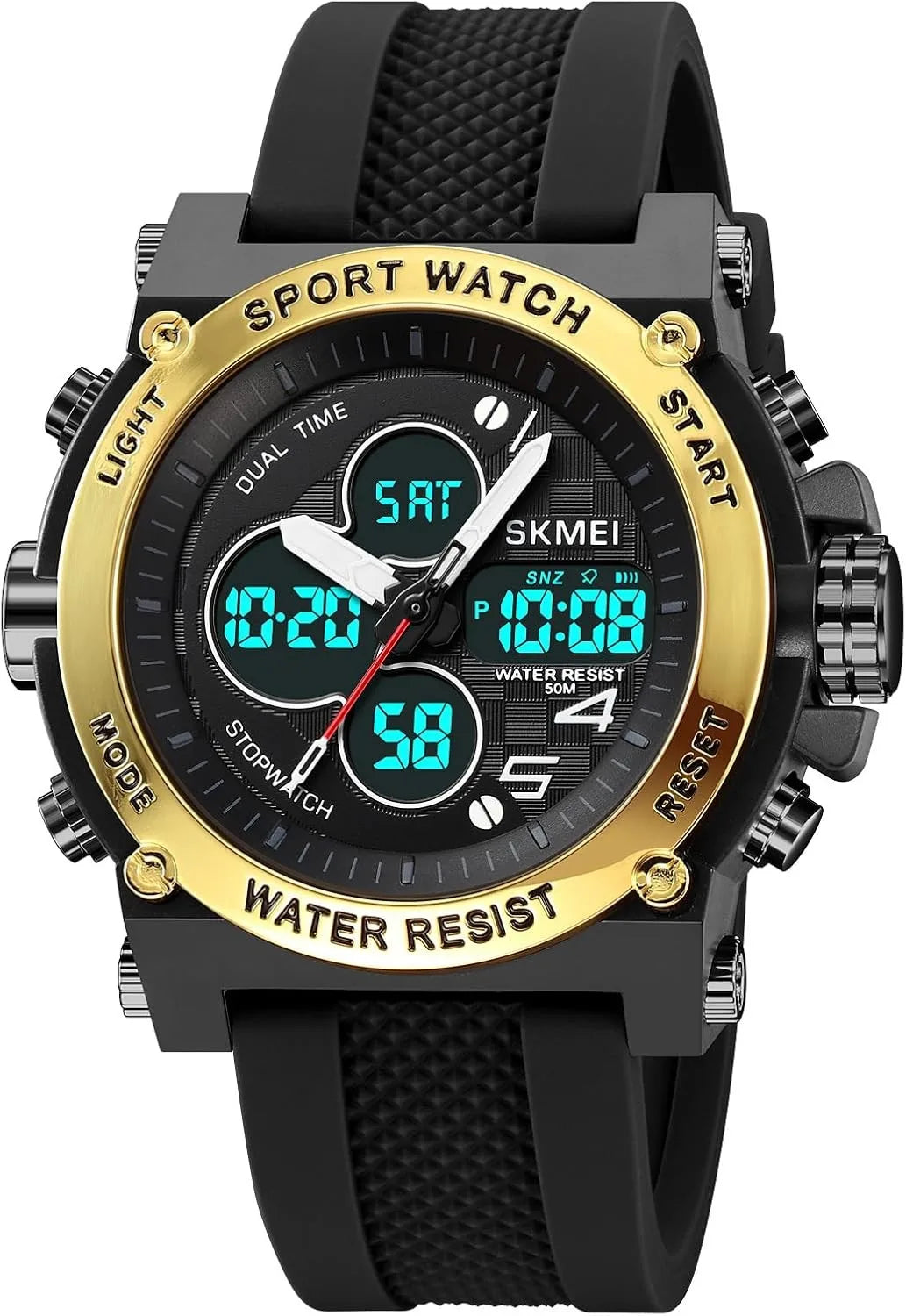 Skmei Men's Digital Military Watch With LED Chronograph