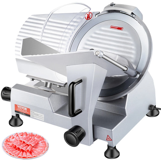 VEVOR Electric Meat Slicer with Adjustable Thickness for Home Use