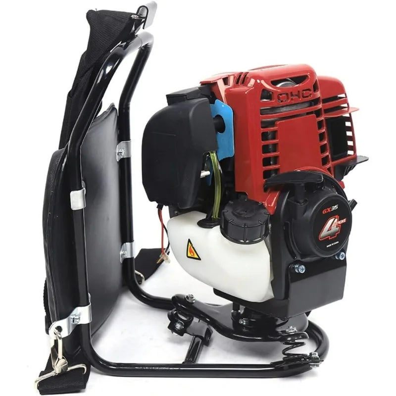 Gas Powered 35.4cc Weed Eater 4 Stroke Backpack String Trimmer
