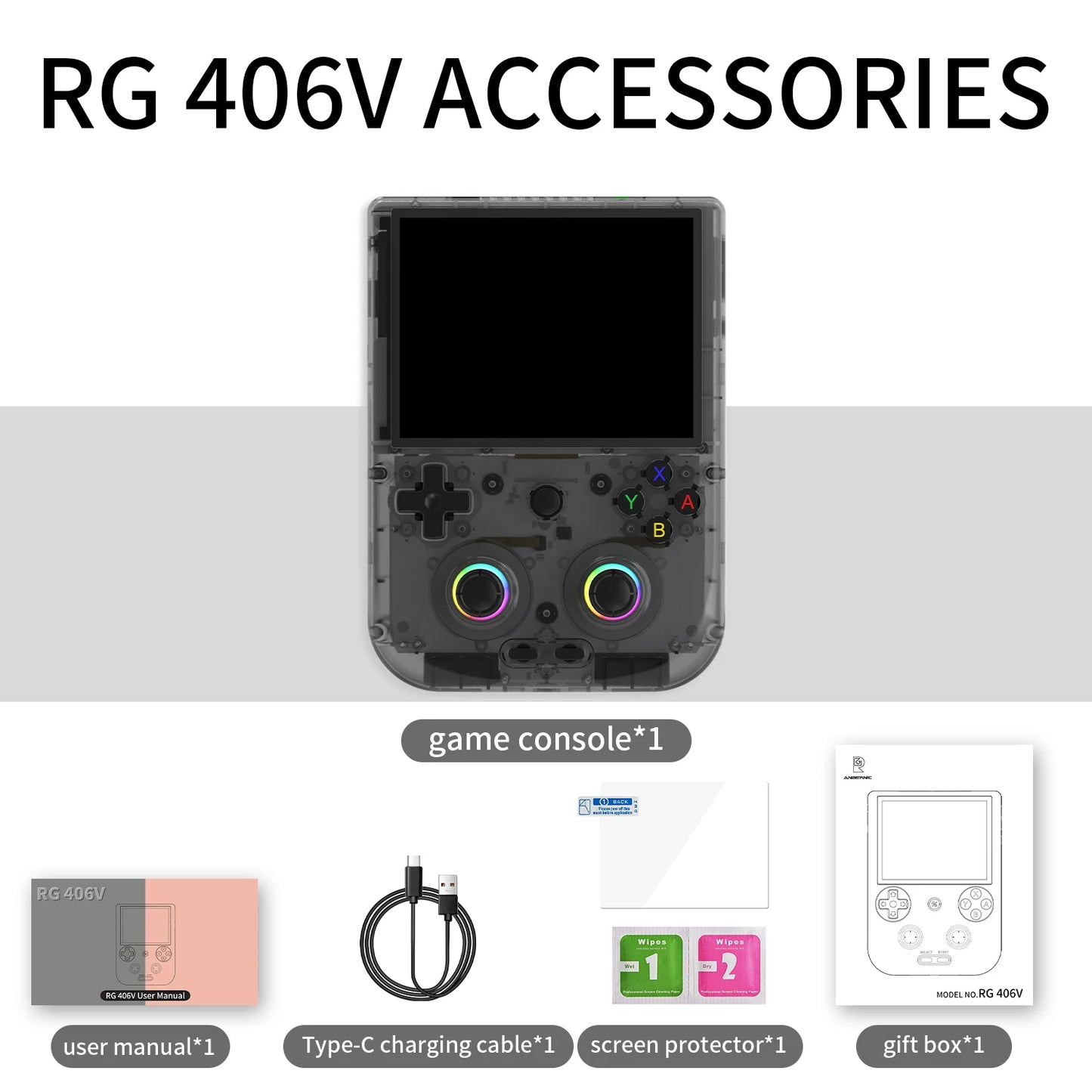 Anbernic RG406V Handheld Game Console With 5500mAh Battery And WiFi