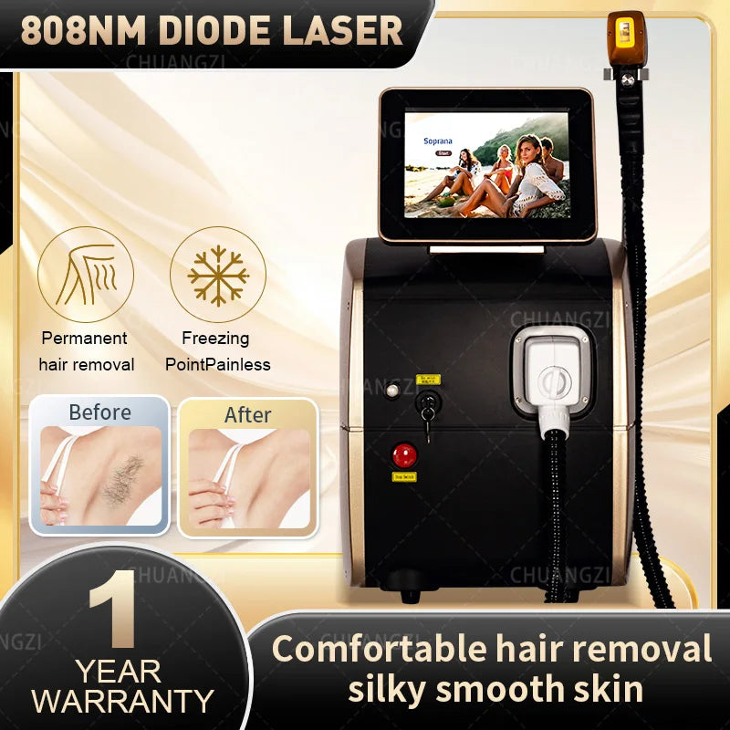 Emszero Soprano Diode Laser Hair Removal Machine 808nm