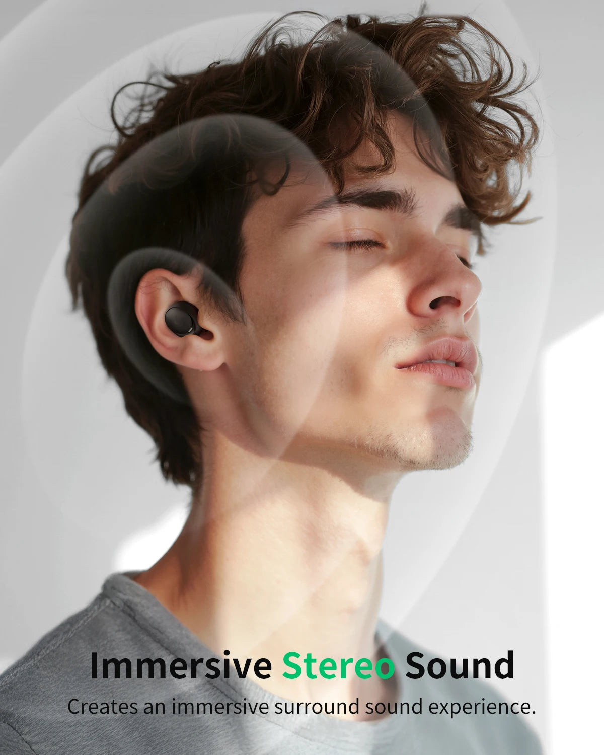 WEGEAR Wireless Earbuds In Ear Bluetooth 5.4 40H Playtime