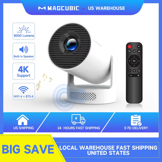 Magcubic HY300 Pro Android 11 Home Theater Projector With WiFi 6 BT5.4