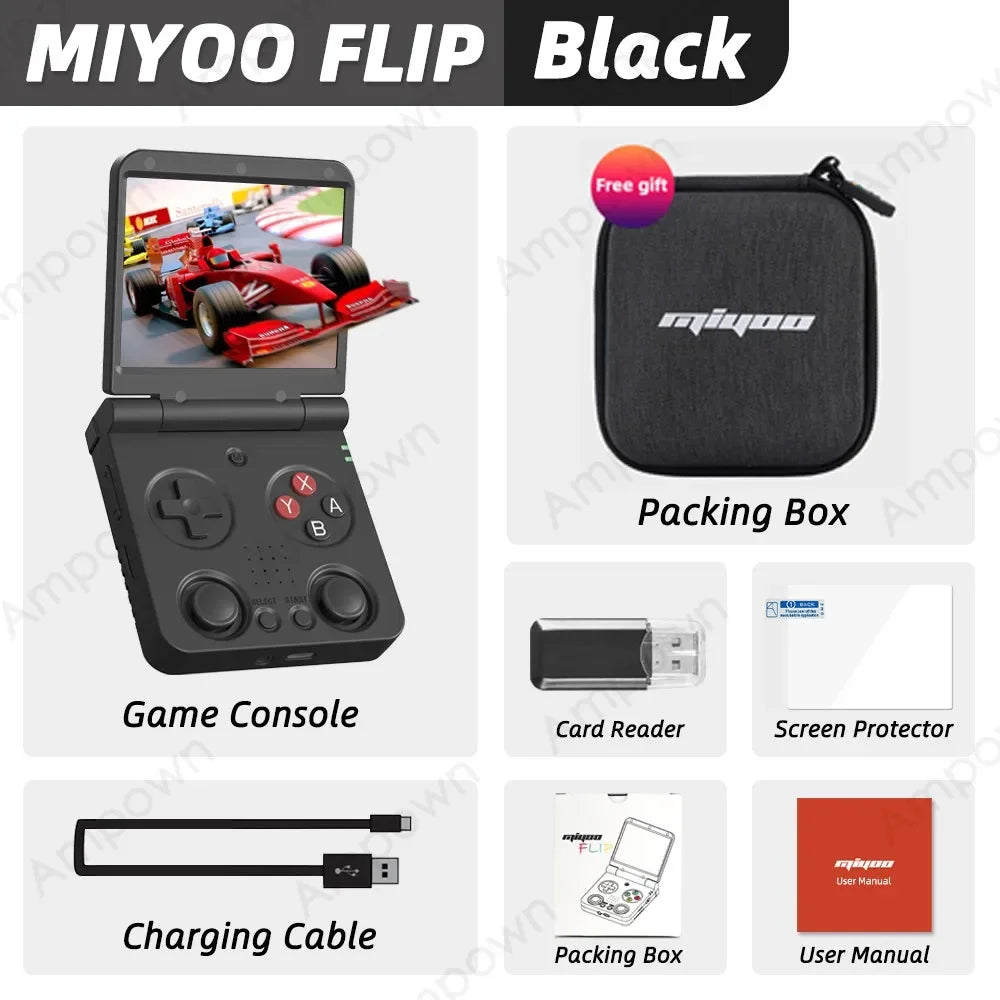 MIYOO Flip V2 Handheld Game Console Onion OS Linux