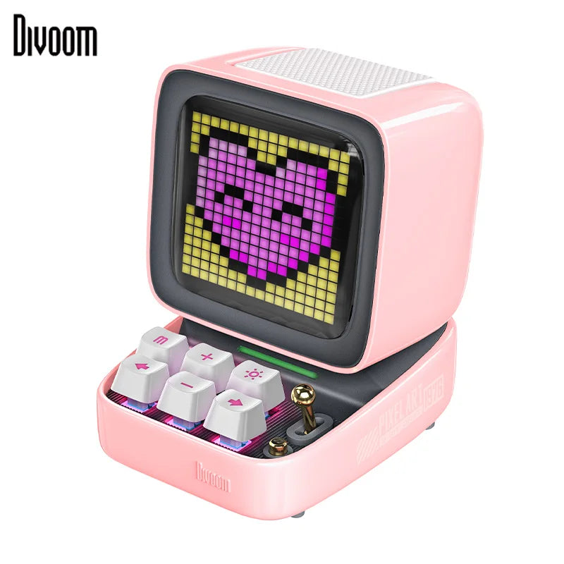 Divoom Ditoo-Pro Retro Pixel Art Bluetooth Speaker Alarm Clock