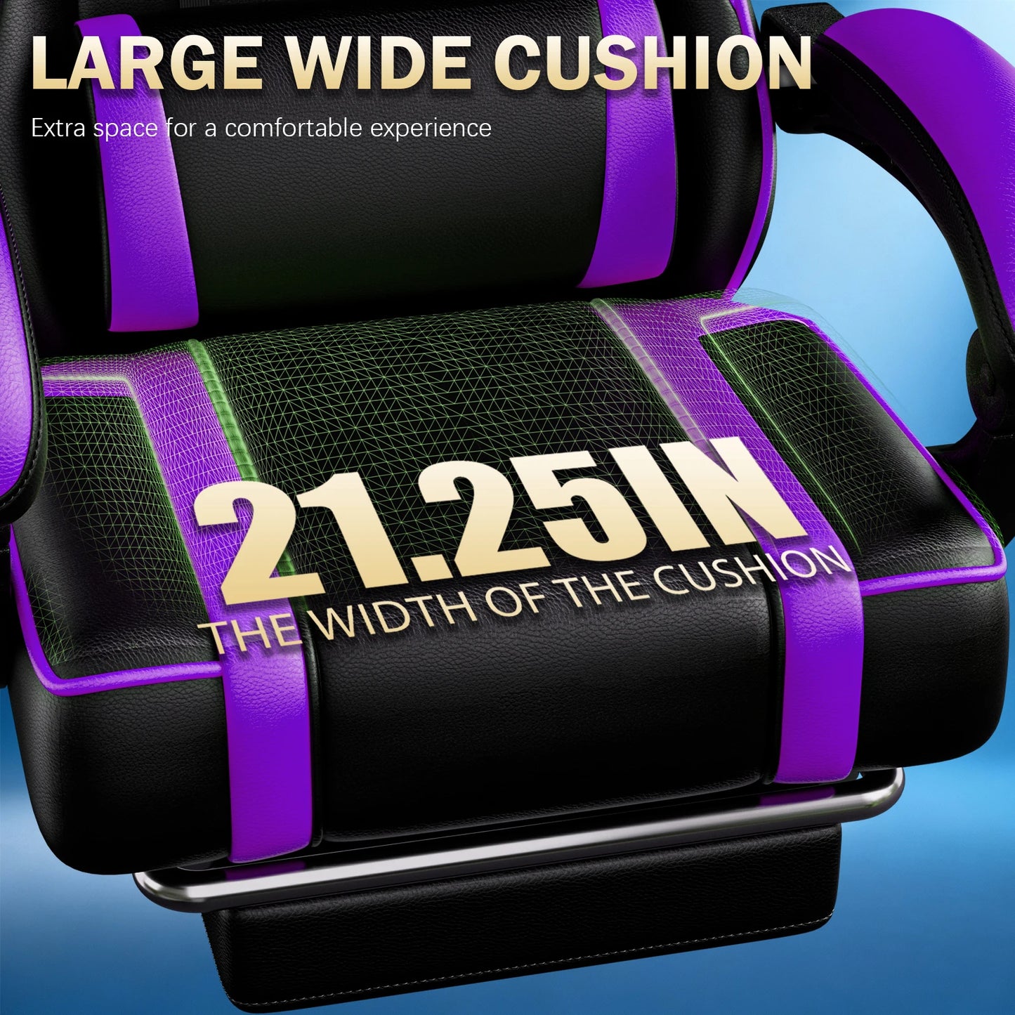 AnYu Furniture Ergonomic Gaming Chair With Adjustable Lumbar Support Footrest