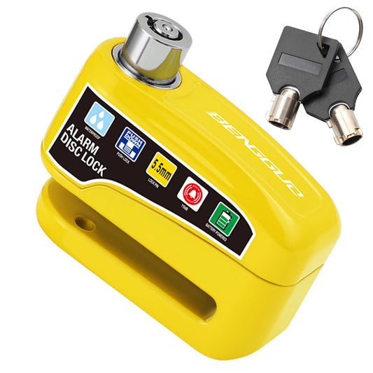 Shunmaii Bicycle Alarm Disc Lock With Keys For Motor Scooter